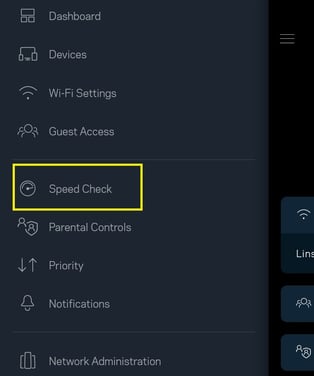 Speed check app settings crop