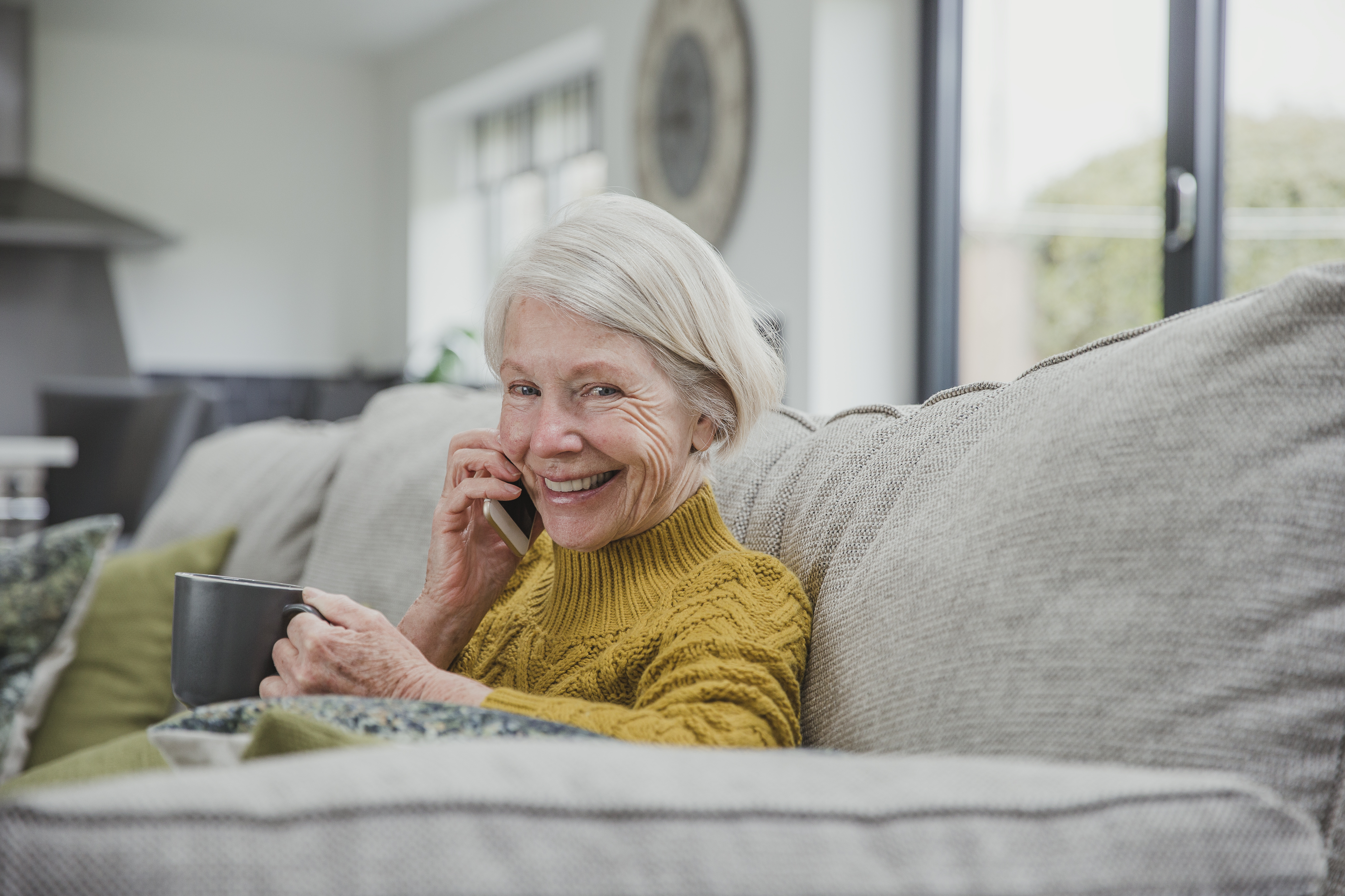 Woman using mobile phone 